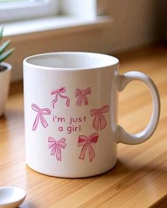 Cute "I'm Just A Girl" Mug