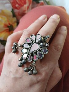 Boho Original glass handmade Ring