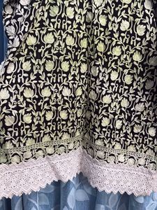 Black Kashmiri embroidered kurta