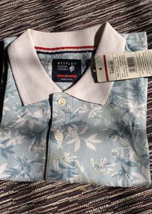 Floral Print Polo Shirt