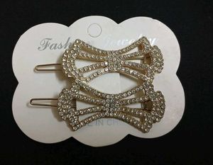 Sparkling Bow Hair Clips