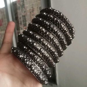 Set of 7 Beaded Bangles