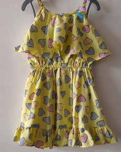 Western Frill Frock Kids Girls