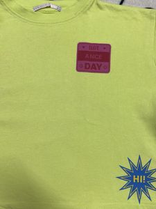 Neon Green Graphic T-Shirt