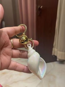 Sparkly Dolphin &amp; Shell Keychain Set
