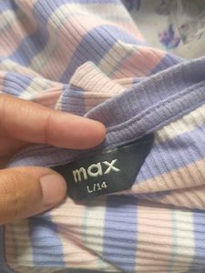 Striped Crew Neck T-Shirt