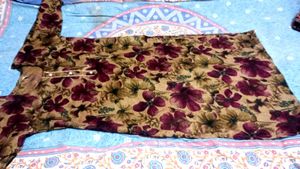 Floral Print Kurta