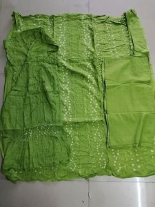 Brand New Bandhani Dress Material In Cotton