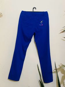 Pepsi Blue Korean Pant For Women