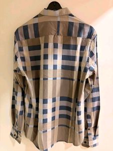 Burberry Plaid Long Sleeve Shirt