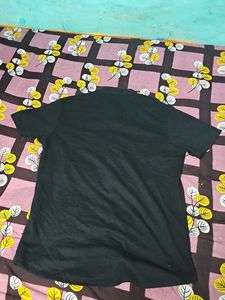 Button-Down Black Casual Shirt