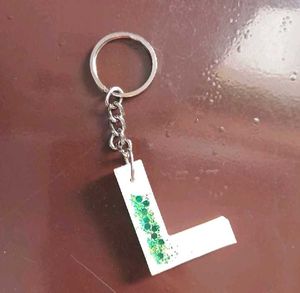 Initial 'L' Keychain