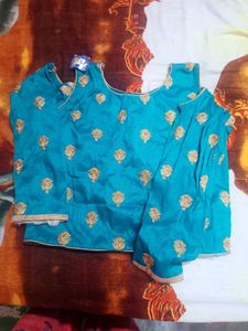 Beautiful stylish party wear lehenga with crop top