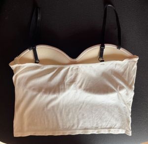 Ribbed White Crop Top