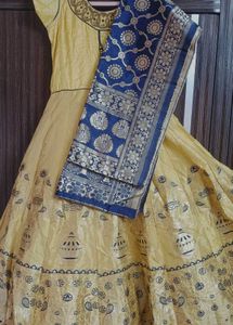 Beautiful Yellow Ethnic Gown