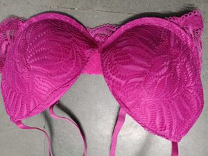 Lace Trim Push-Up Bra