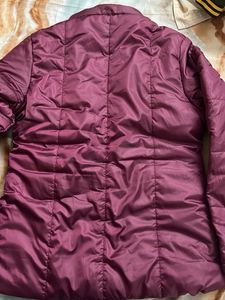 Burgundy Padded Jacket