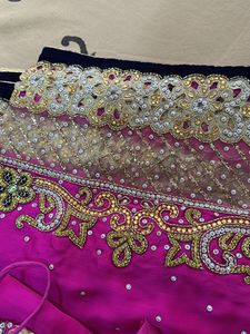 Heavy Border Saree