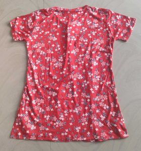 Floral Print Night Suit