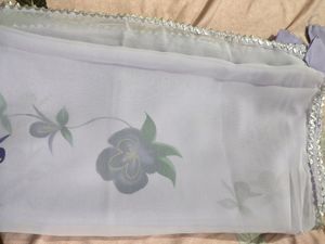 Brand New Lavender Colour Organza Duppata