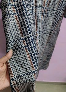 Plaid Print A-Line Dress