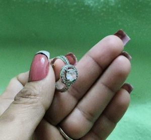 Elegant Halo Ring