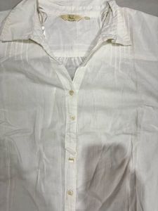 White Button-Down Shirt