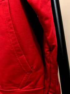 Red Esprit Zip-Up Hoodie