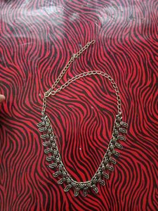 Bohemian Oxidized Silver Necklace