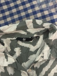 Stylish Printed Button-Down Shirt