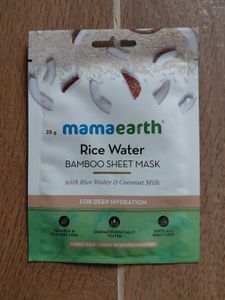 Mamaearth Rice Water Bamboo Sheet Mask - Hydration