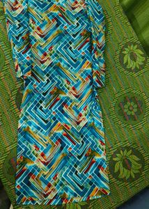 Vibrant Abstract Print Kurta