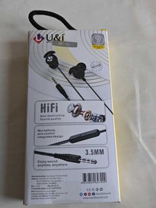 U&amp;i Wired Earphones with Mic flower perfume