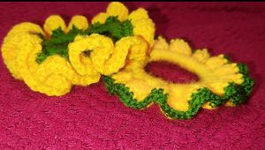 Handmade Crochet  Scrunchie (pack of 1)