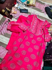 Beautiful Pink Kurta Set