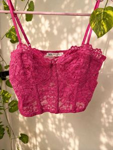 Original ZARA Lace Bustier Top