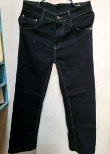 Dark Blue Denim Jeans