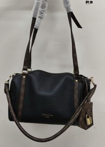 Louis Vuitton Black Leather Handbag