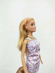 Barbie Doll with Pearl Necklace