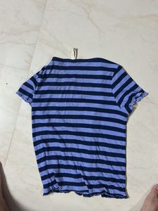 Striped Button-Up Top