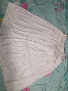 White Ethnic Skirt