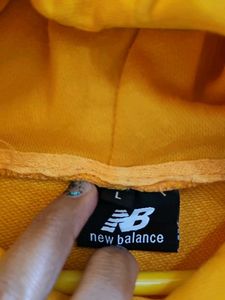 New Balance Yellow Hoodie NB
