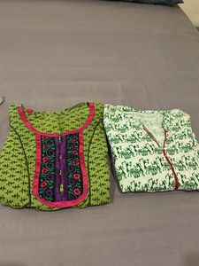 Embroidered Kurtis Set- set of 2