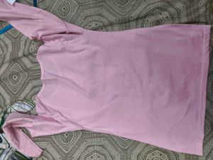 Cute Giraffe Graphic Pink T-Shirt for 8-9 years