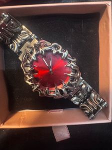 Grunge Red Eclipse Gothic Claw Watch