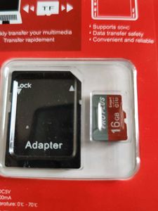 set of 2 High Speed 16GB Memory Card with Adapter