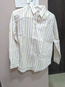 Striped Button-Down Shirt