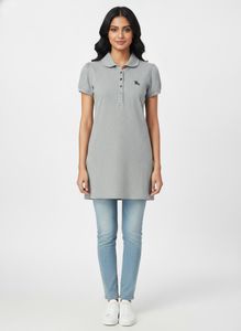 Grey Burberry Polo T-Shirt