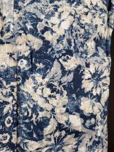 Boho Floral Print Puff Sleeve Midi Dress