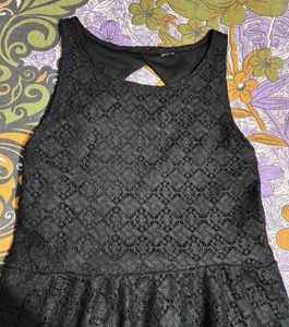 Black short Mini Dress